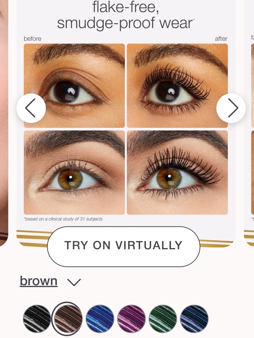 brown tarte Tartelette Tubinh Mascara- Brown - Picture 4 of 8